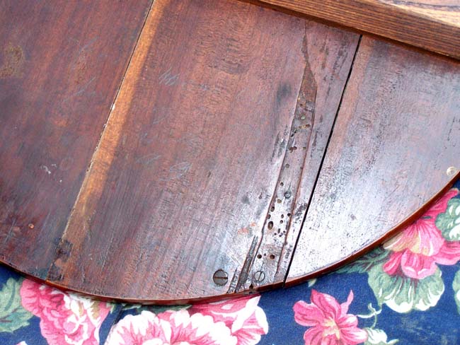 A George III period diminutive Plum Wood Tripod Table on Cabriole Legs with Pad Feet circa 1770 — image 6
